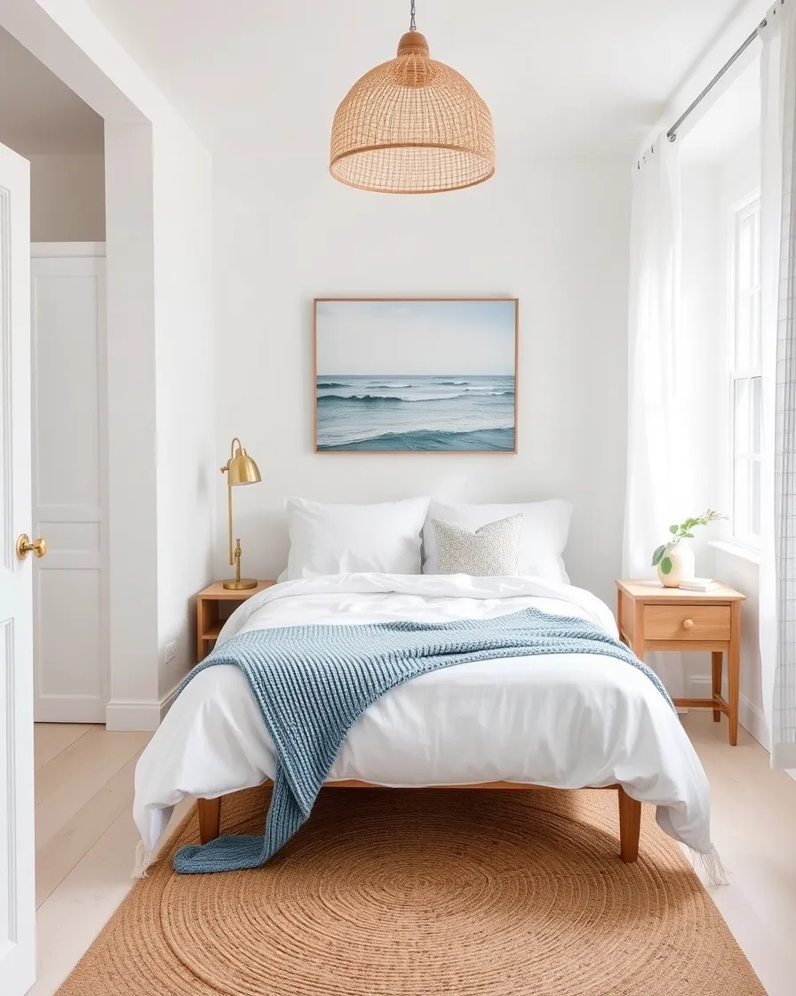 Coastal Bedroom Ideas: 7 Do's and Don'ts for a Calm Beach-House Feel 3 The same bedroom after a coastal makeover