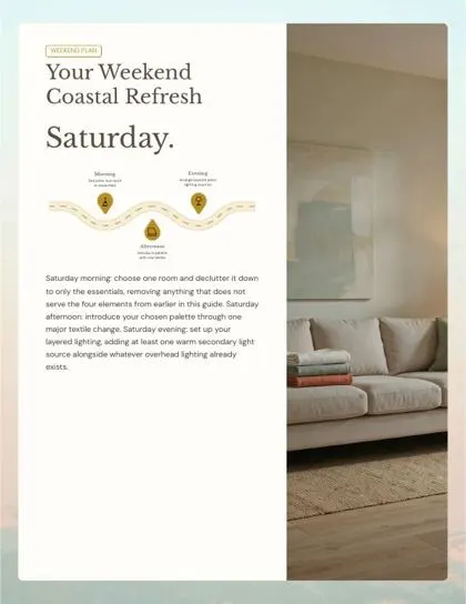 Page: Saturday plan
