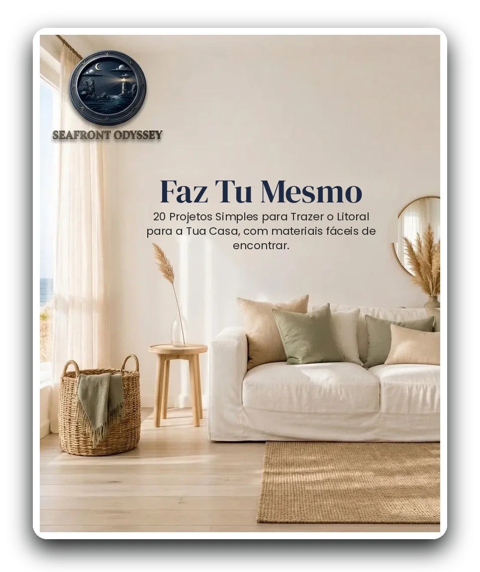 Faz Tu Mesmo: 20 Projetos Simples para Trazer o Litoral para a Tua Casa 1 Faz Tu Mesmo: 20 Projetos Simples para Trazer o Litoral para a Tua Casa
